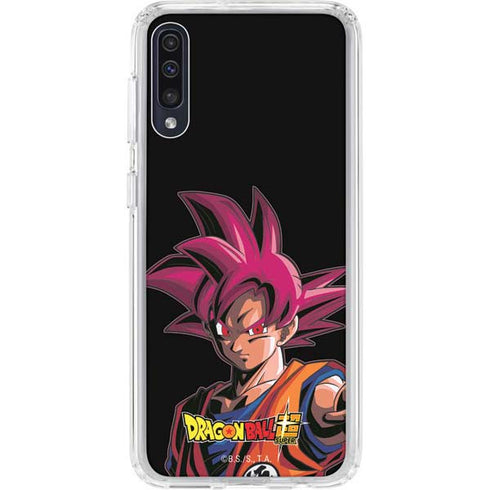 Dragon Ball Super Goku Portrait Super Sayan 4 Galaxy A50 Clear Case